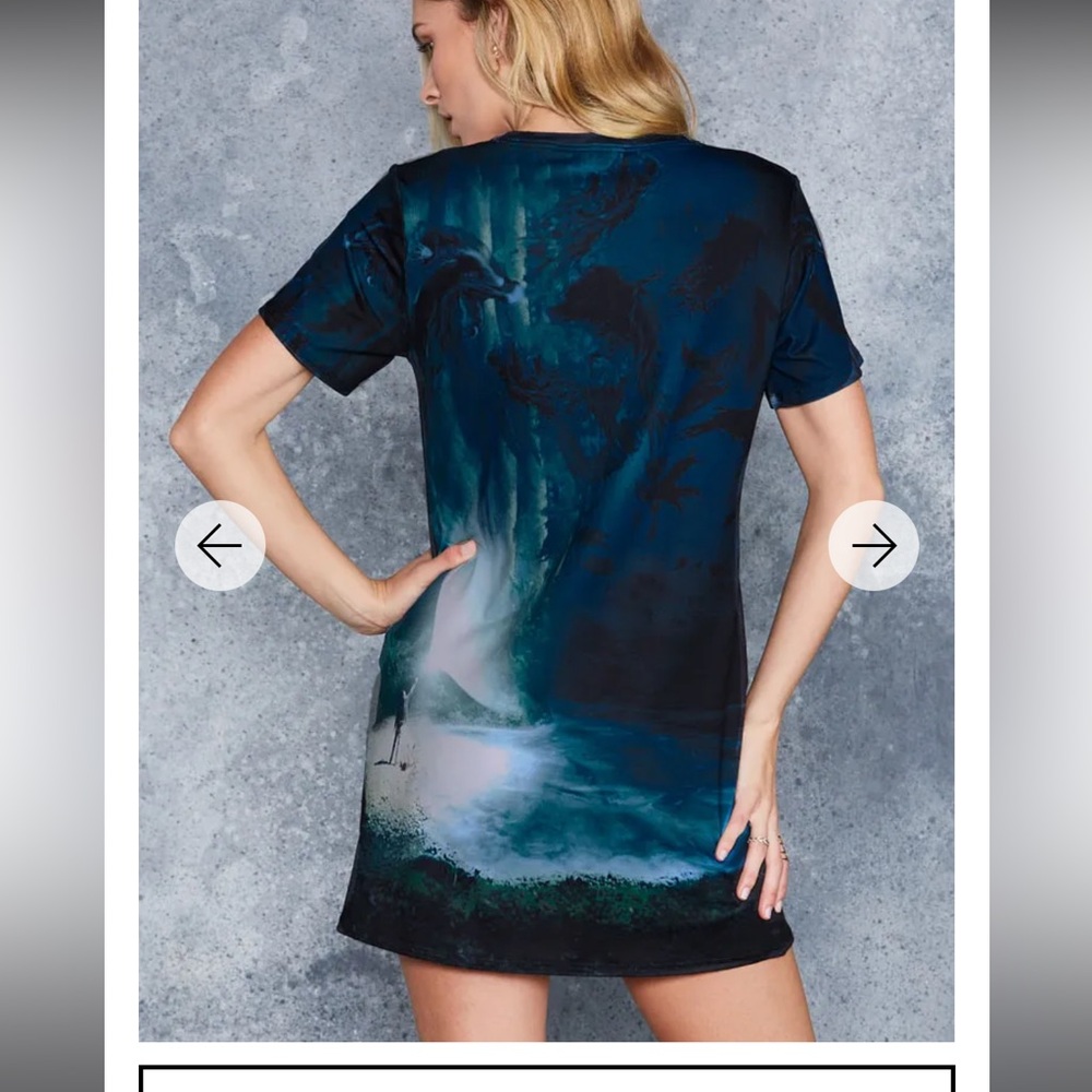 EXPECTO PATRONUM TEE DRESS black milk Harry Potter